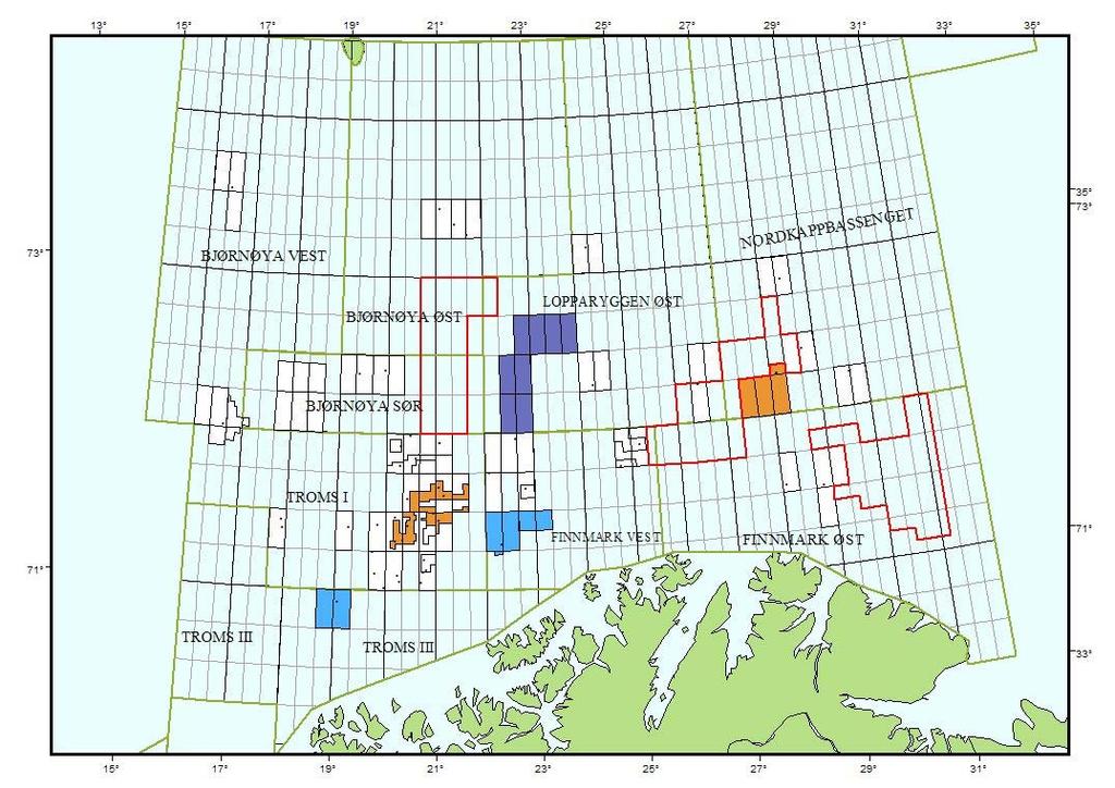 Leteboringer i Barentshavet syd Tre leteboringer i Barentshavet syd høsten 2004 / våren 2005 Vil