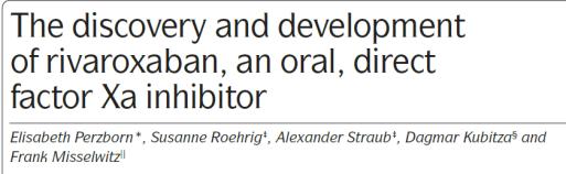 Nature Reviews Drug Discovery 2011 Direckte Xa hemmere