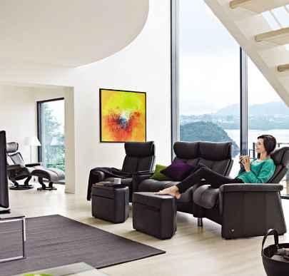 790,- Stressless Magic Large i Batick hud kr.