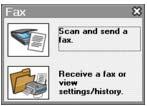 Page 31 of 70 Dialogboksen Faks vises. 3. Klikk på Skann og send en faks. Kategorien Skanne og kopiere i Lexmark Alt-i-ett-løsninger vises. 4.