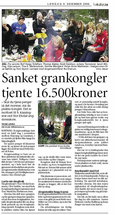 Blomstring og frøsetting Blomstringen var meget god de fleste steder i Hedmark. Pollenskyene over skoglandskapet i maijuni vakte stor mediainteresse!