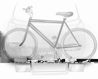 I denne posisjonen skal avstanden mellom pedalene og bakluken være minst 5 cm. Begge sykkeldekkene må befinne seg i hjulfordypningene.