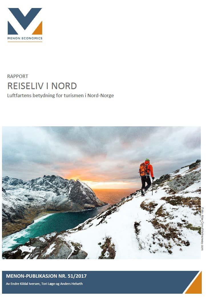 Ny MENON rapport for Avinor Viktigste funn.