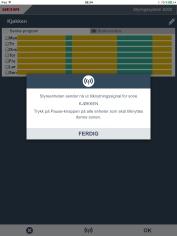 Tilknytt sone Tilknytt varmesone Stå i sonebildet. Marker ønsket sone i ruten til høyre og trykk på Status. Nederst på siden vises symbolet for Tilknytt sone.