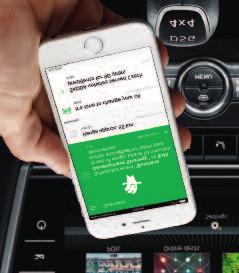 Med denne funksjonen kan du koble smarttelefonen til bilen via WiFi og få tilgang til kjøredata som kjøreøkonomi, kjøredynamikk og serviceinformasjon.