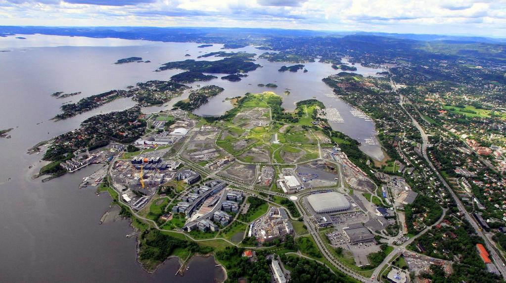 ornebu, Bærum, 8.500-10.000 boliger på OBOS sin balanse 100.
