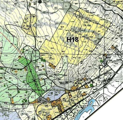 Kommunedelplanen for Svennes Planområdet er i kommunedelplanen for Svennes angitt som fritidsbebyggelse (H18).
