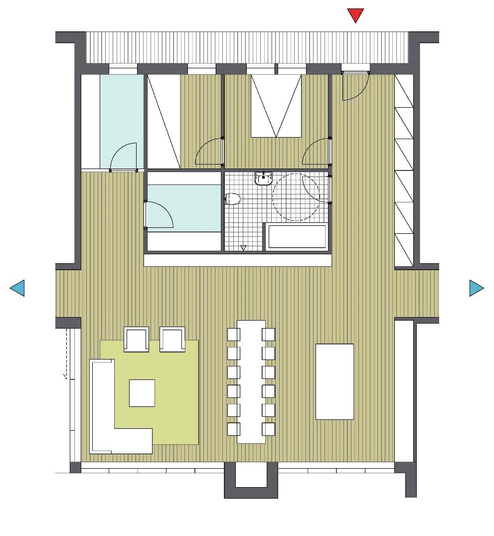 F ellesareal - valgmuligheter Areal og planløsning gjesterom gjesterom/barn hovedadkomst vaskerom felles