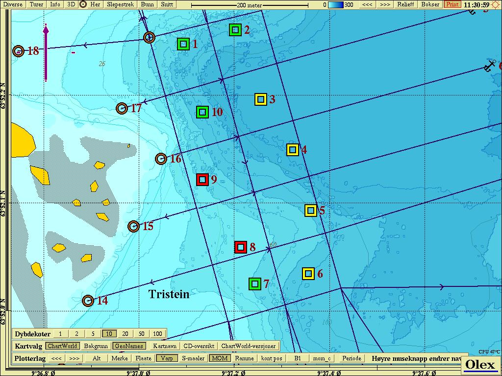 Vedlegg 1. Prøvetakningssted Kart 1. Topografisk kart med avmerking av anlegget og prøvestasjonene.