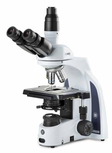Dette mikroskopet har klassisk oppbygging med 4,10,40 og 100 x semiplanobjektiver, monokulært hode og 10x WF okular. For flere modeler og mer produktinformasjon, se www.labdidakt.no veil. før 6.