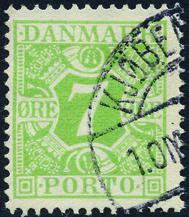 : 3420 5 kr portomerke boktrykk 1921-25. Postfrisk. Danmark Best.nr.