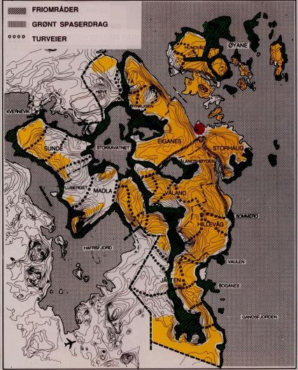 Generalplan 1965 Grønn plan 1991 Dagens