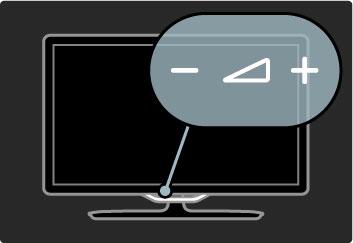 Du kan også slå på TVen fra standby med hvilken som helst knapp på TVen. Det tar et par sekunder før TVen slås på. Trykk på J (Ambilight) for å slå Ambilight av eller på.