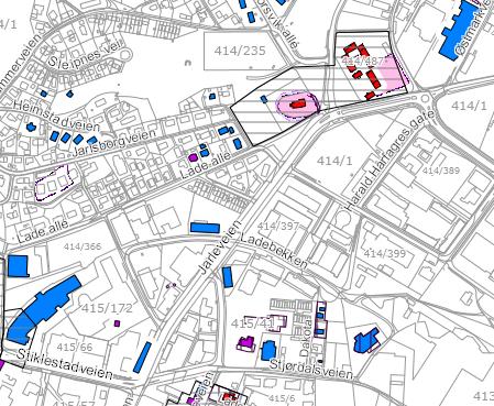 1.1.9 Kulturminner Ved søk i Trondheim kommune sine kartsider finner man et aktsomhetskart over kulturminner i planområdet [6].