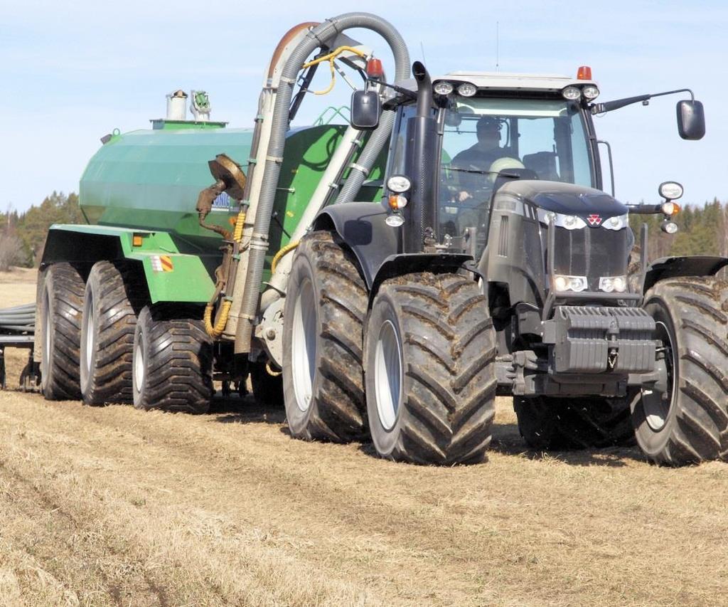 Agronic Xs, Standard og HXA gjødselvogner kan utstyres med det unike krabbestyrings systemet. På en boggiaksel med fjæring er begge aksler styrt.