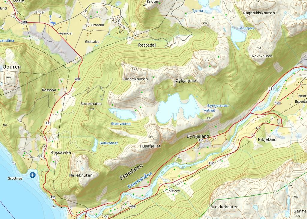 4. Omtale av vurderte tiltak 4.1 Drøfting av forskjellige strategier Ved vurderingen av tiltak på tilstøtende veger i Forsand og Gjesdal kan følgende fire strategier legges til grunn: A.