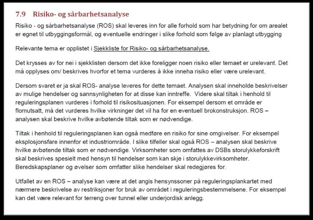 2 Metode 2.1 GENERELT Sola kommune har i sin startpakke for reguleringsarbeid vedlagt foretrukket metodikk for ROSanalyse.