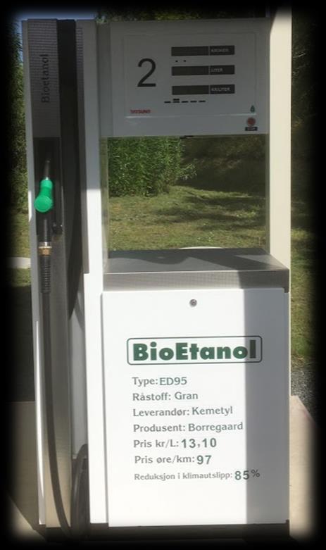 Borregaard salg av 2G bioetanol til biodrivstoff 2007-2016 Millioner liter 10 9 8 7 6 5 4 3 2 1 0 2007 2008