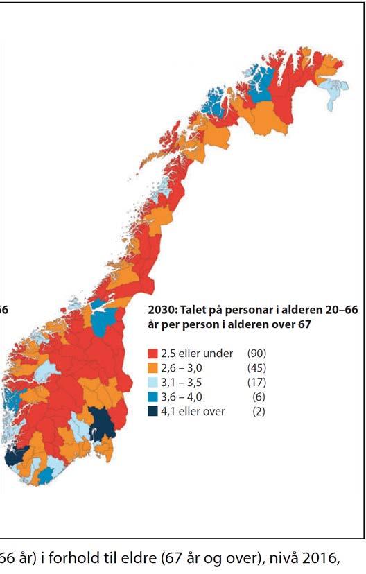 for arbeidskraft i yrkesgrupper hvor vi allerede i dag opplever