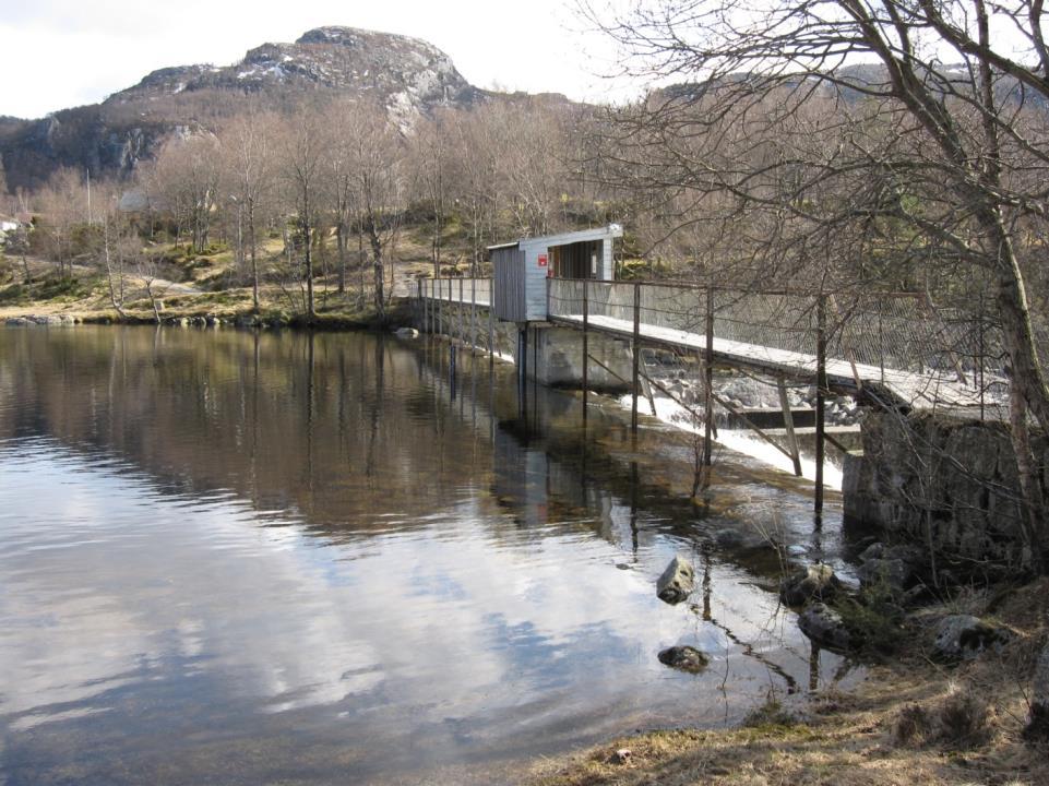 Dam Liarvatn før og