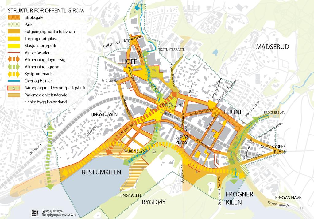 Område 5 Ullern-Bygdøy VedtaI ny skole på Hoff (B2U4) Planlagt ferdigsplt