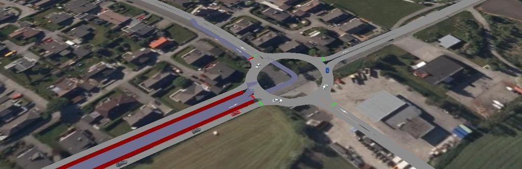 Disse køene avvikles imidlertid raskt ved «grøntsignal». Det er generelt ok trafikkavvikling i krysset. 12.