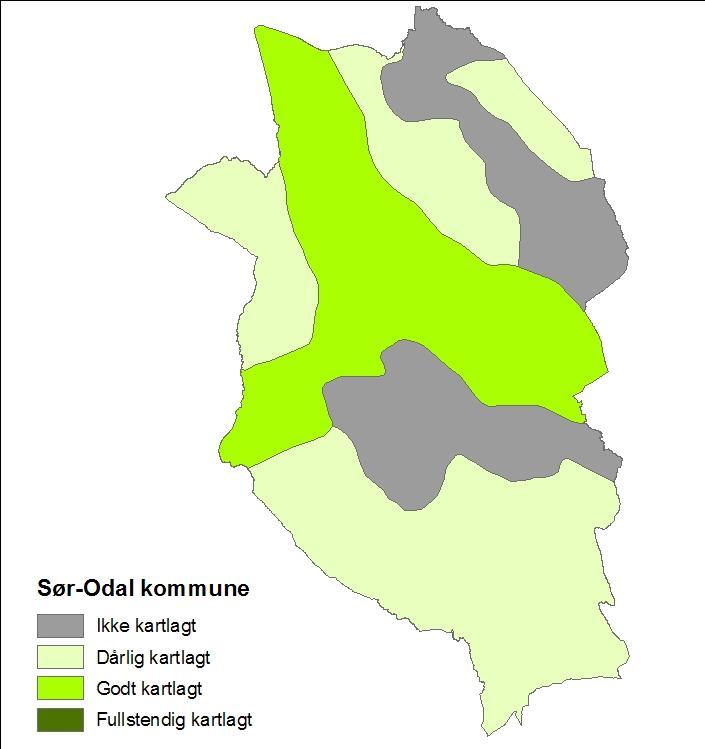 Beskrive kartlagt areal (Notat på