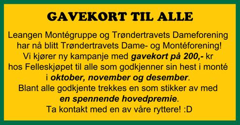 9 10 2017: 0-0 -0-0 -0-0 2016: 8-5 -2-0 -1-26.6a -95.666 Eik Odin 4 30,1m 26,6ak 105.666 5 år Rød H v. Moe Odin e. Lappe Tuffa v. Lappe Troll Stall G.B.K.