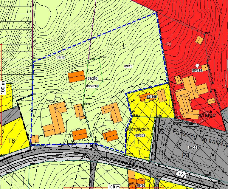 Planstatus Arealet som søkes omregulert, omfatter gnr. 89/12 og gnr.89/13 som inngår i reguleringsplan for Selbekken, vedtatt 20.05.09. Arealet er i vedtatt plan regulert landbruk.