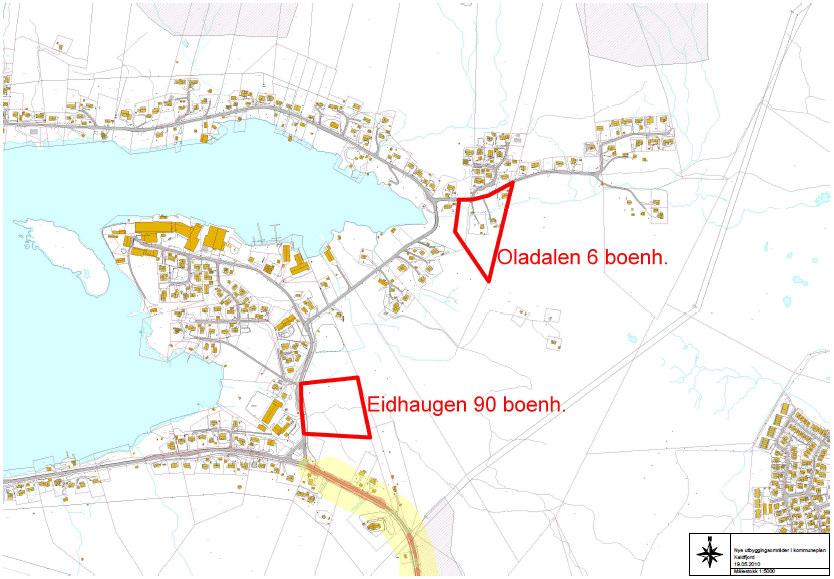 [Finnes en bedre figur, skal se om jeg finner den] 2. Utbyggingsfeltene på Kvaløya 2 utbyggingsområder vurderes i revidering av kommuneplan. Dem ligger nær hverandre.