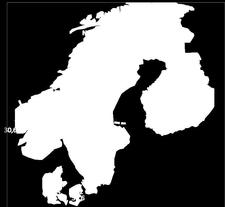 Øre/kWh Nye utenlandskabler påvirker kraftprisen i Norge på mange måter Høyest kraftpriser i Sør-Norge Mindre prisforskjell pga tørrår/våtår Solkraft i Norge får lavere inntekt