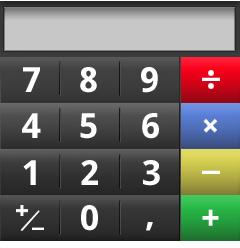 Funksjoner Kalkulator 1 2 C/CE = Velg tast på skjermen. Bekreft hver tast. Bruk valgtastene for å fjerne eller for resultat.