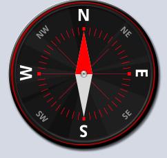 Funksjoner Kompass 1 2 Avstå Kalbrer kompass? Bekreft 0.0 N Plen peker alltd mot geografsk nord. 4 Sjekk at multfunksjons-endestykket kke er foldet ut. Hold enheten borte fra magneter. 5 Avslutt.