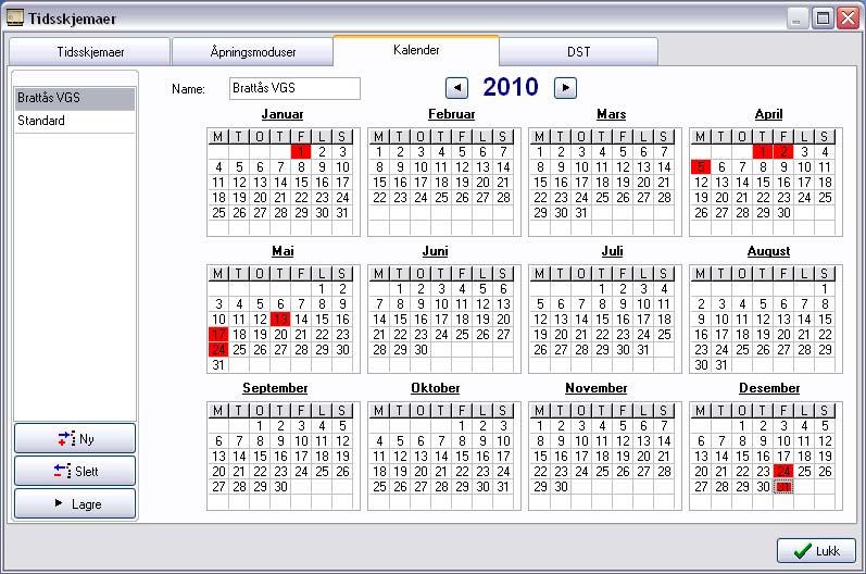 Brukermanual TS 1000 5.0X 17.3 Kalender Programmet inneholder kalenderfunksjon gjeldende til år 2099.