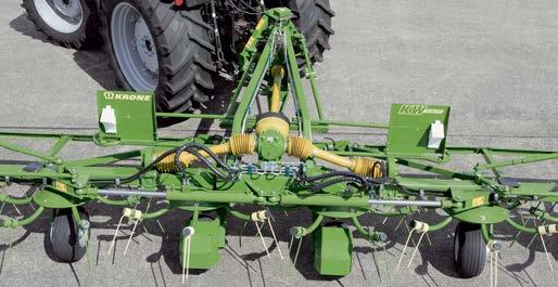 Juster arbeidshøyden fra traktoren: Arbeidshøyden justeres ved å heve/senke traktorens trekkstenger.