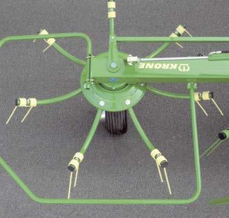 Velg den KRONE maskinen som passer dine driftsforhold - 5 rivearmer på rotorer med