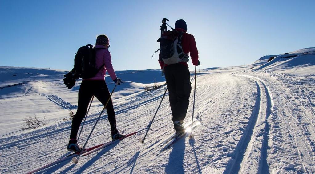 LANGRENNS TUR Ta fram langrennsskiene og la en utdannet langrenns guide ta deg gjennom det mektige vinterlandskapet.