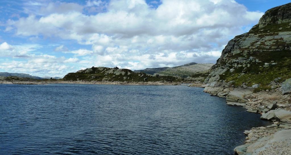 4 NEDRE TJØRNADALSVATNET INNSJØEN Nedre Tjørnadalsvatnet ligger i Kastedalselvivassdraget i Kvam kommune, 878,9 moh. ved HRV, laveste regulerte vannstand er 876,4 moh.