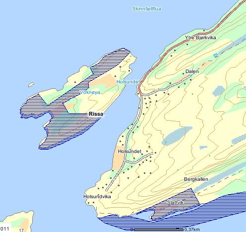 Parkeringsplassen ble i sin tid opparbeidet av Rissa kommune og IL Fjellørnen med tilskudd fra Fylkesmannen.