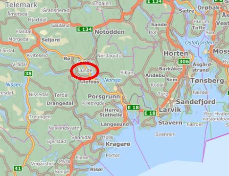 Avstander: Seljord Bø Skien Larvik Notodden Kongsberg Oslo Kristiansand Haugesund 45 km 15 km 30 km 70 km 60 km 90 km 175 km 195 km 325 km Beliggenhet Kompetansehuset ligger sentralt