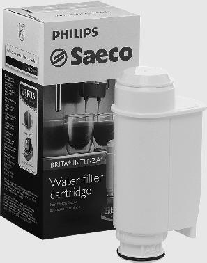 NORSK 19 "INTENZA+"-VANNFILTER Installering av vannfilteret INTENZA+ Vi anbefaler at du installerer vannfilteret INTENZA+, som begrenser oppsamling av kalk og gir espressoen din en mer intens aroma.