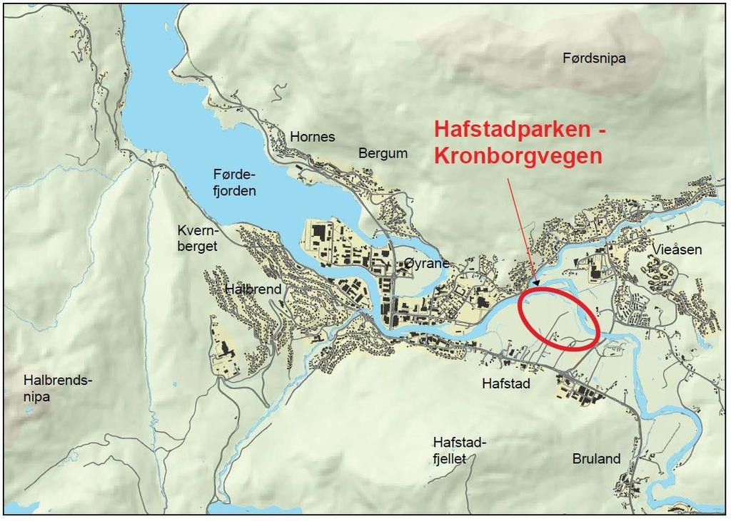 Plassering av planområde Detaljreguleringa blir med dette fremja til planvedtak i samsvar med PBL 12-12.