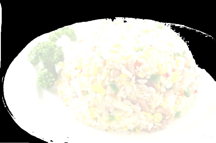 STEKT RIS, NUDLER OG VEGETAR RETTER Rice, noodles and vegetarian dishes 50. STEKT RIS SPESIAL MED SKINKE, REKER OG KYLLING KR: 155.- Fried rice special with ham, shrimp and chicken 2-3-4-11 51.
