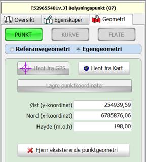 Prinsipper for bruk Sjekk ut objekttyper for et område fra NVDB Funksjonalitet for endring av