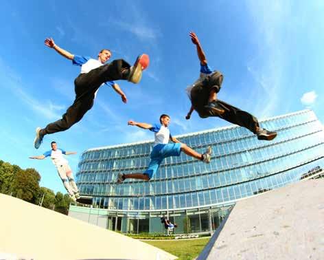 Parkour er en økende trend blant barn og