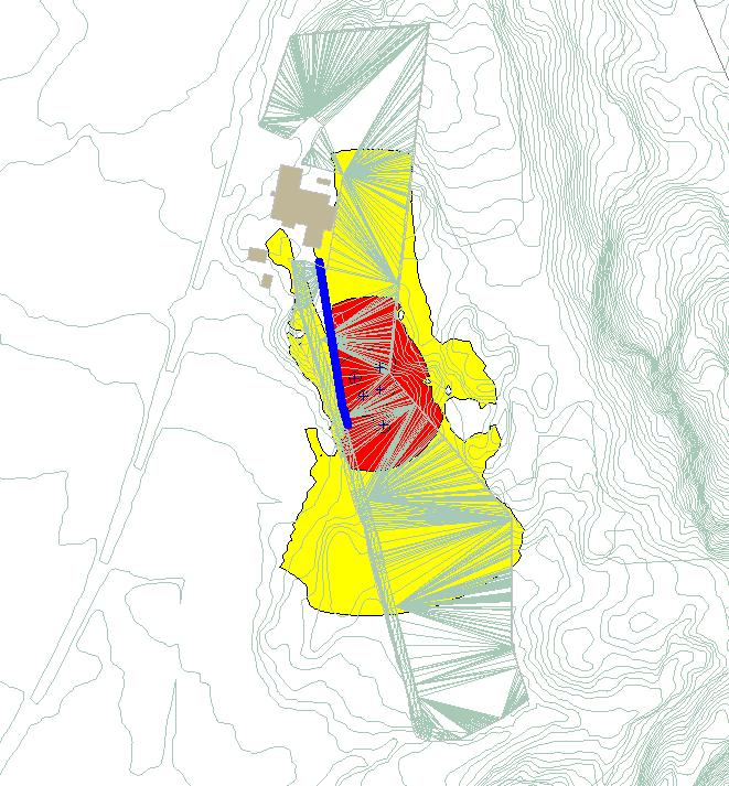 4 Støykilder Figur 4: Støysonekart på dag, L pa,eq,12h,vurdert opp mot kravene til bygg- og anleggsstøy.