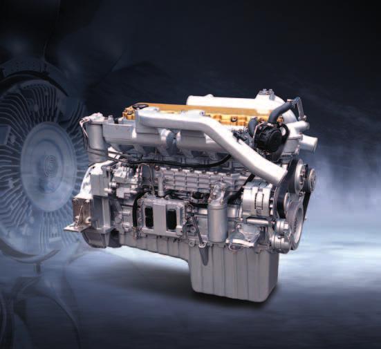 Hjertet i gravemaskinen er den nye DL06 motoren med Coon Rail-innsprøytning.
