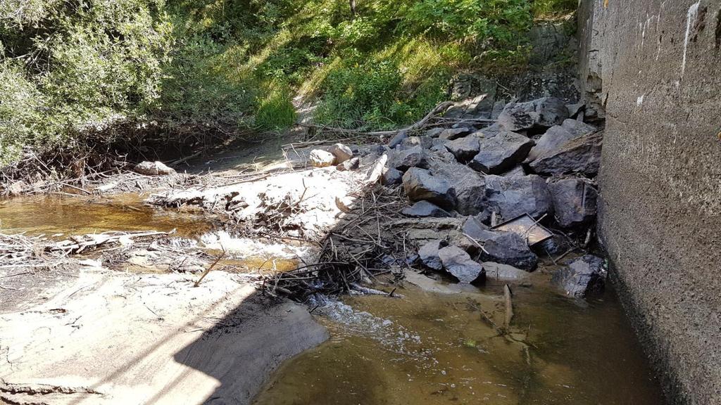 Stemmen ligger helt nederst i Lilleelv, der denne