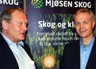 ) likte det han hørte da avdelingsdirektør Knut Øistad i Landbruks- og matdepartementet foredro om skog og klima i et internasjonalt perspektiv under fagprogrammet i forbindelse med årsmøtet i Mjøsen