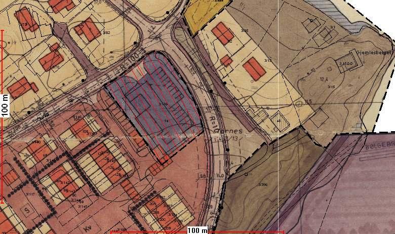 Barnerepresentanten mener det bør reguleres inn egnet leikeareal etter de kommunale retningslinjene, 50 m2 per leilighet. Planstatus Området er i kommunedelplanen for Levanger sentrum, vedtatt 27.09.